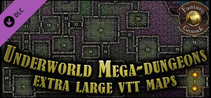 Fantasy Grounds - Paths to Adventure: Underworld Mega-Dungeons (Map Pack) banner