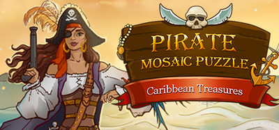Pirate Mosaic Puzzle: Caribbean Treasures