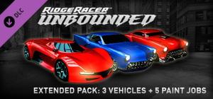 Ridge Racer™ Unbounded - Extended Pack: 3 Vehicles + 5 Paint Jobs banner