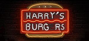 Harry's Burgers banner