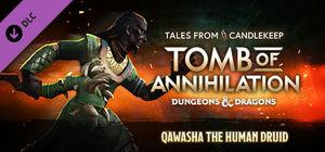 Tales from Candlekeep - Qawasha the Human Druid banner
