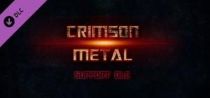 CRIMSON METAL - Support banner