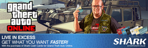 Grand Theft Auto Online: Great White Shark Cash Card banner