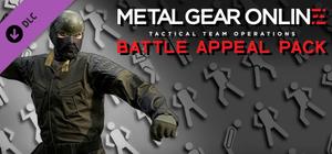 METAL GEAR ONLINE "BATTLE APPEAL PACK" banner