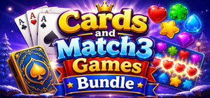 Cards and Match3 Games Bundle banner