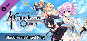 Cyberdimension Neptunia: 4 Goddesses Online - Black Heart Angel Ring banner