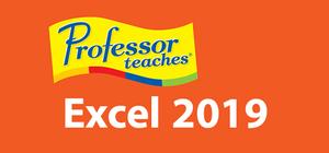Professor Teaches Excel 2019 banner