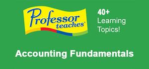 Professor Teaches Accounting Fundamentals banner