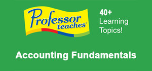 Professor Teaches Accounting Fundamentals banner