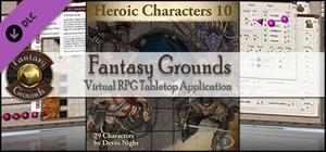 Fantasy Grounds - Heroic Characters 10 (Token Pack) banner