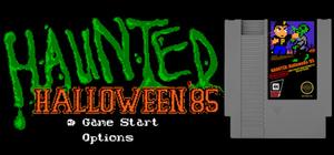 HAUNTED: Halloween '85 banner