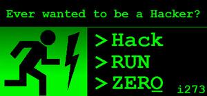 Hack Run ZERO banner