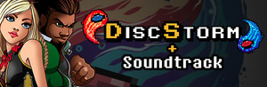 DiscStorm + Soundtrack banner