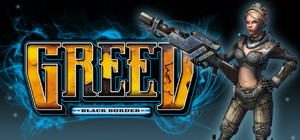 Greed  Black Border banner