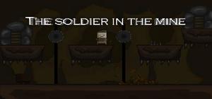 The soldier in the mine banner