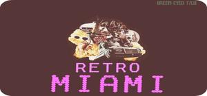 Retro Miami banner