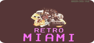 Retro Miami banner
