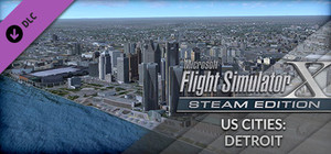 FSX Steam Edition: US Cities: Detroit Add-On banner