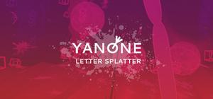 Yanone: Letter Splatter banner