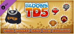 Bloons TD 5 - Samurai Ninja Monkey Skin banner