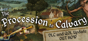 The Procession to Calvary banner