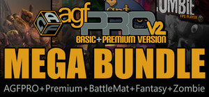 Axis Game Factory's MEGA BUNDLE = AGFPRO + Premium + Zombie + Fantasy + BattleMat Multiplayer banner
