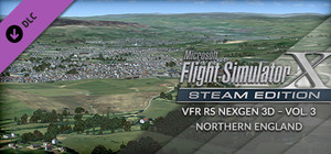 FSX Steam Edition: VFR Real Scenery NexGen 3D - Vol. 3: Northern England Add-On banner