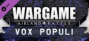 Wargame: AirLand Battle - "Vox Populi" (Free DLC) banner