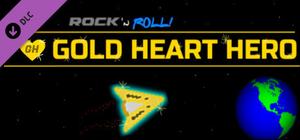 Rock 'N Roll Gold Heart Hero Support banner