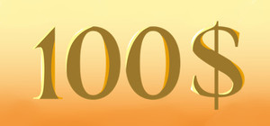 100$ banner