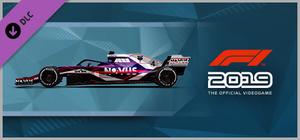 F1 2019: Car Livery 'NOVUS - Datastream' banner