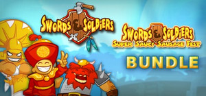 Swords and Soldiers + Super Saucy Sausage Fest banner