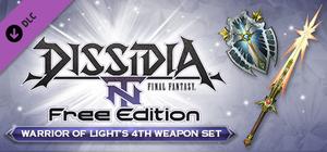 DFF NT: Sun Blade / Diamond Shield, Warrior of Light's 4th Weapon Set banner