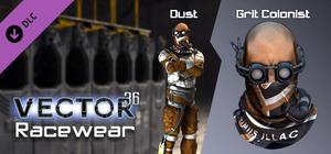 Vector 36 Racewear- Grit Colonist / Dust banner