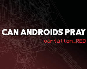 Can Androids Pray: Red banner