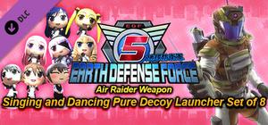 EARTH DEFENSE FORCE 5 - Air Raider Weapon Singing and Dancing Pure Decoy Launcher Set of 8 banner