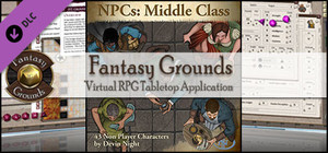 Fantasy Grounds - NPCs: Middle Class (Token Pack) banner