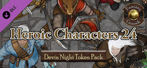 Fantasy Grounds - Devin Night Token Pack 113: Heroic Characters 24 (Token Pack) banner