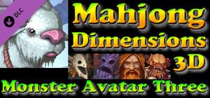 Mahjong Dimensions 3D - Monster Avatar Three banner