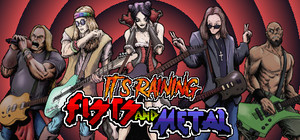 It's Raining Fists and Metal banner