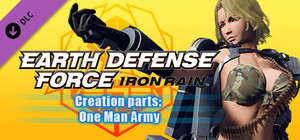 EARTH DEFENSE FORCE: IRON RAIN - Creation parts: One Man Army banner