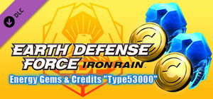 EARTH DEFENSE FORCE: IRON RAIN Energy Gems & Credits "Type53000" banner
