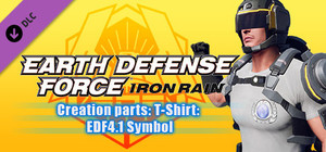 EARTH DEFENSE FORCE: IRON RAIN - Creation parts: T-Shirt: EDF4.1 Symbol banner