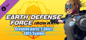 EARTH DEFENSE FORCE: IRON RAIN - Creation parts: T-Shirt: EDF5 Symbol banner
