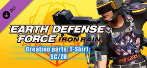 EARTH DEFENSE FORCE: IRON RAIN - Creation parts: T-Shirt: SG/ZH banner