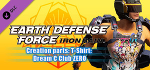 EARTH DEFENSE FORCE: IRON RAIN - Creation parts: T-Shirt: Dream C Club ZERO banner