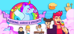 Rainbows, toilets & unicorns banner