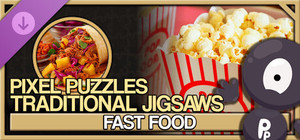 Pixel Puzzles Traditional Jigsaws Pack: Fast Food banner