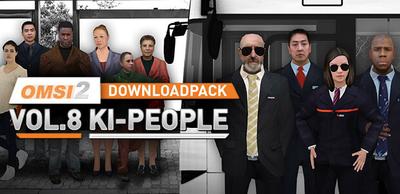 Capa do OMSI 2 Downloadpack Vol. 8 - AI people