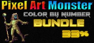 Pixel Art Monster BUNDLE banner